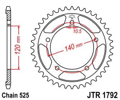 pinion spate (foaie) JTR1792.47