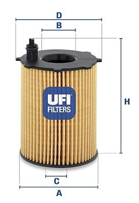 filtru ulei UFI - Apasa pe imagine pentru inchidere