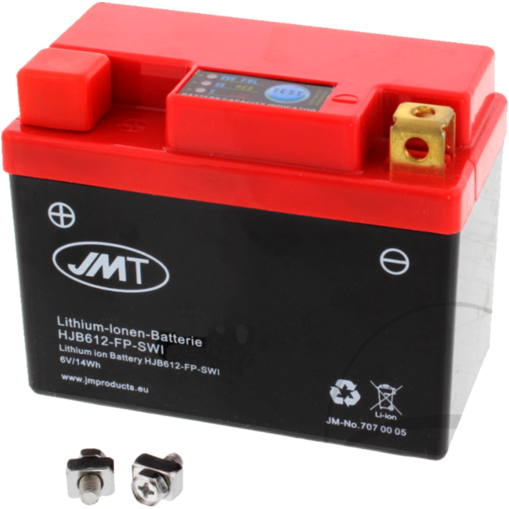 baterie litiu YB612-FP JMT cu indicator HondaCM CB 125