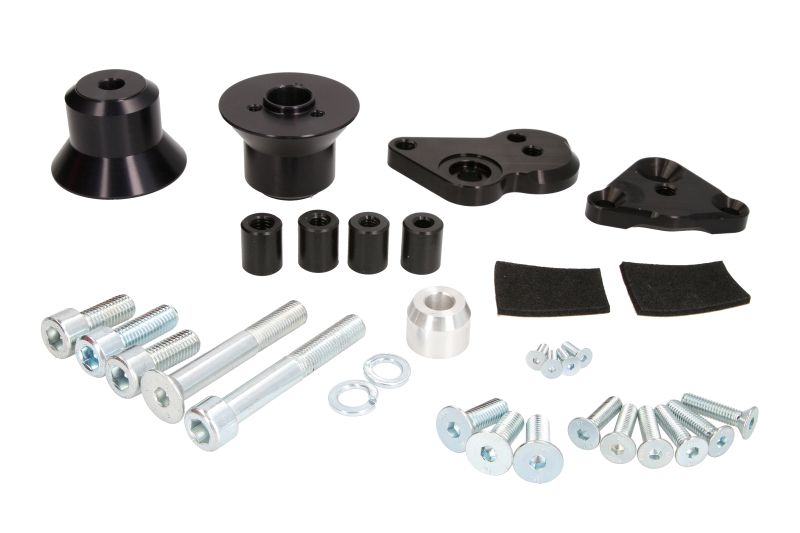 kit montare crashpads RDM pentru Kawasaki ZX-6R 636 2013-2018