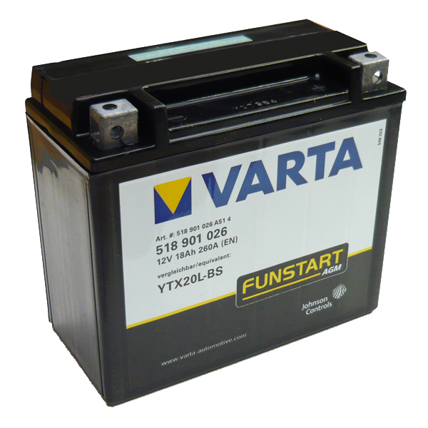 baterie Varta YTX20L-BS