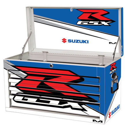 cutie scule metal Suzuki GSX-R cu 4 sertare - Apasa pe imagine pentru inchidere