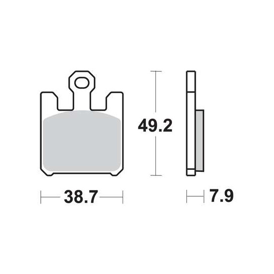 placute frana fata TRW sinter ZX-6, ZX-10, ZX-12, VN 1600 - Apasa pe imagine pentru inchidere