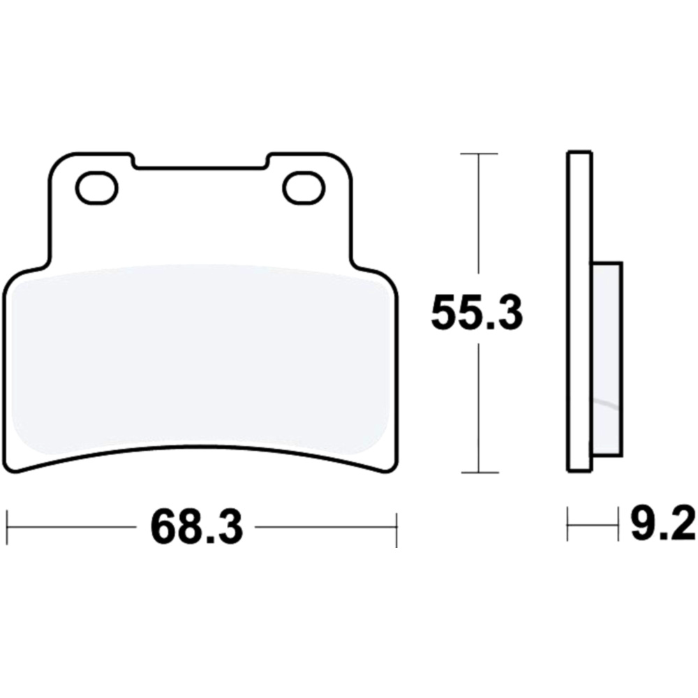 placute frana TRW fata Yamaha MT 125 R 125 YZF 125
